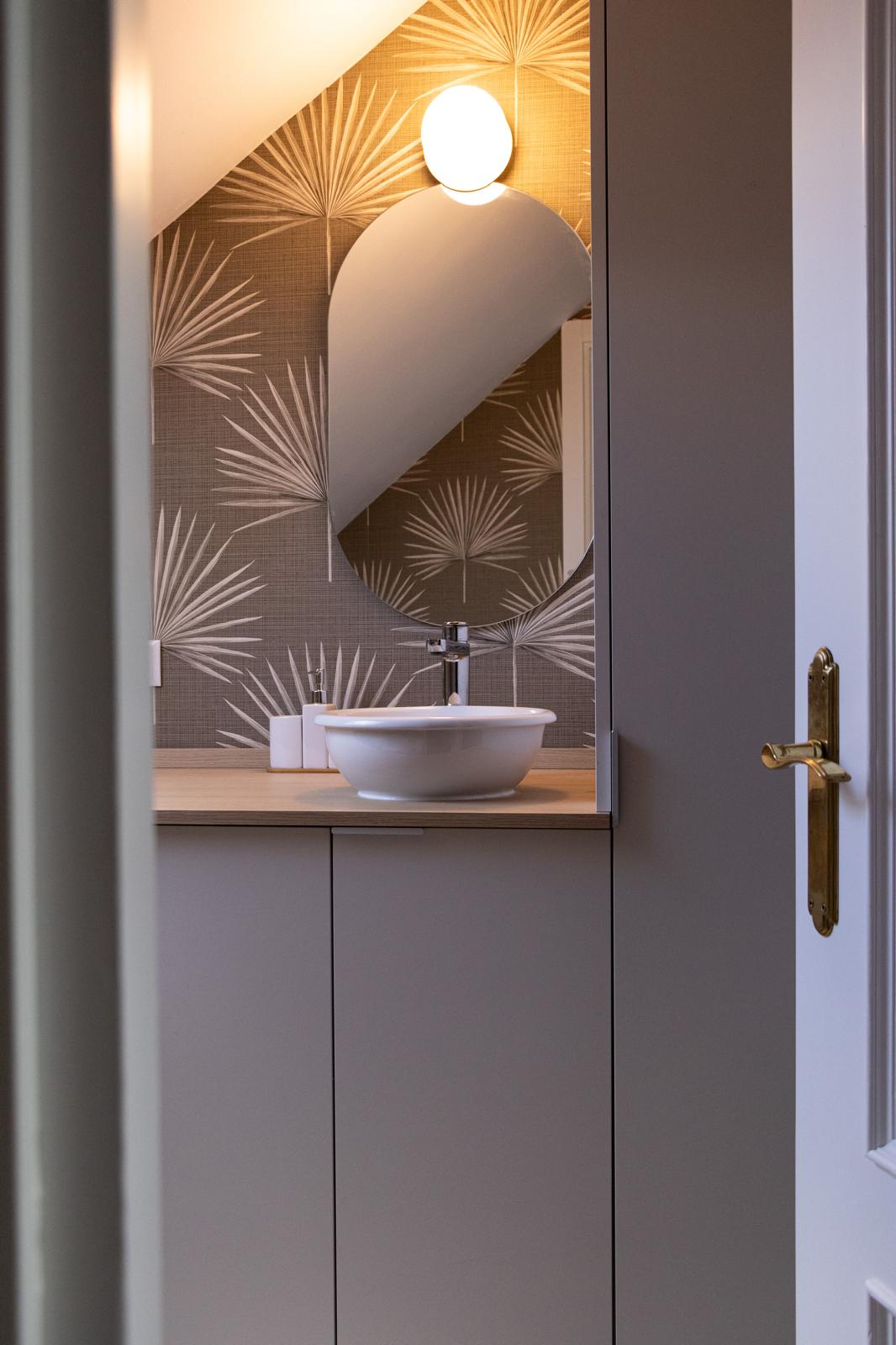 Muebles de baño artesanales en madera maciza diseño rústico moderno